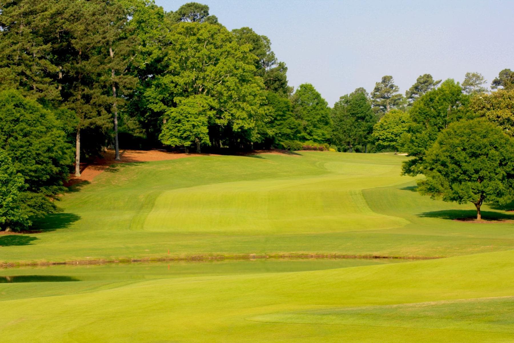9th fairway at East Lake Golf Club in Atlanta